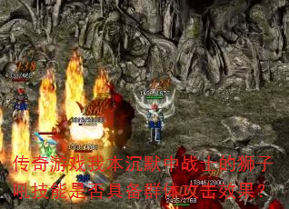 ������Ϸ�ұ���Ĭ��սʿ��ʨ�Ӻ����Ƿ�߱�Ⱥ�幥��Ч����