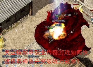 �������ڵ�ְҵ������Ϸ��ο��ٻ�ȡ��װ��ͻ��ս��ƿ����