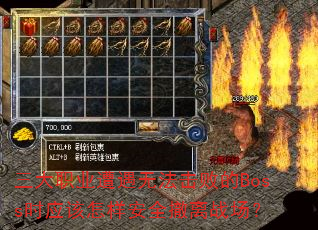 ����ְҵ�����޷����ܵ�BossʱӦ��������ȫ����ս����